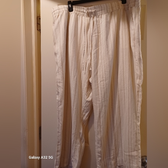 Sonoma White/beige  Chinos Lightweight Summer Essential 3X - Picture 1 of 8